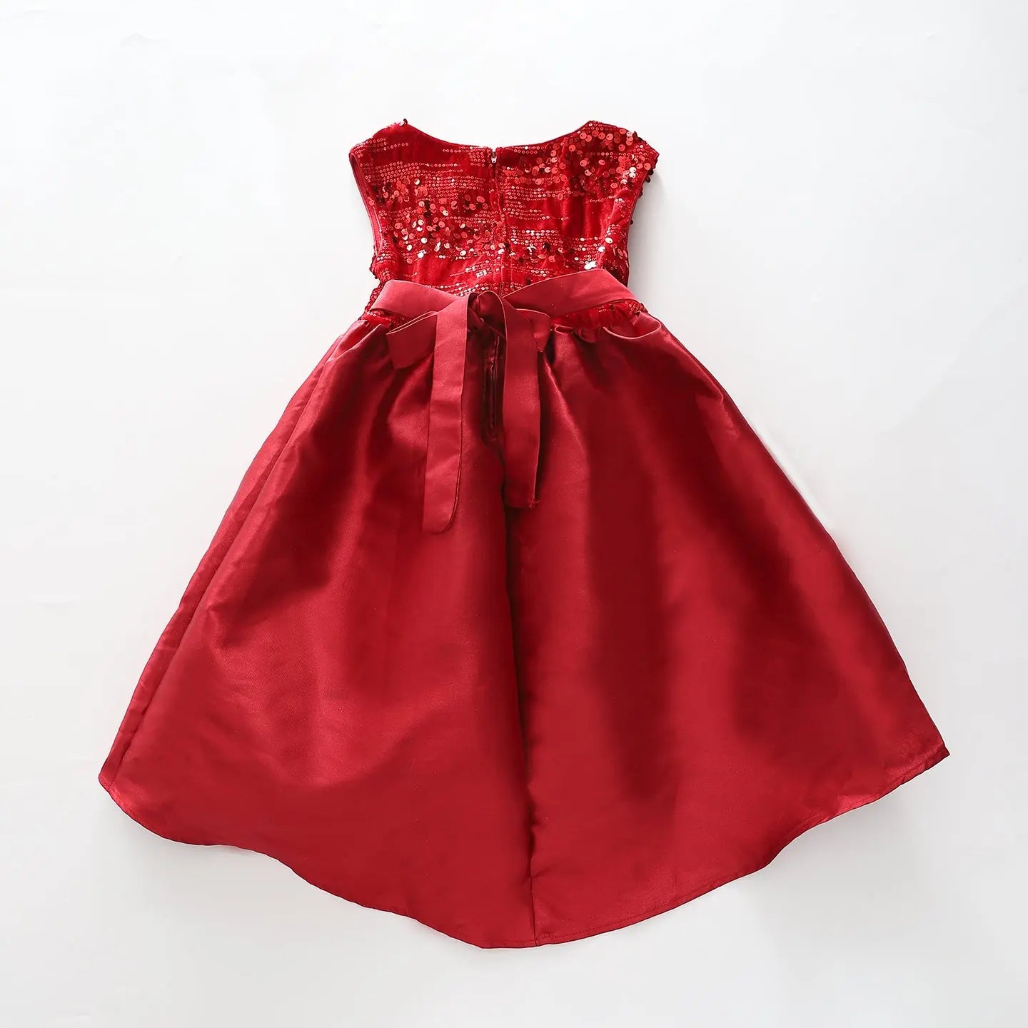 Girls Burgundy Sequin Party Dress Ollies Place