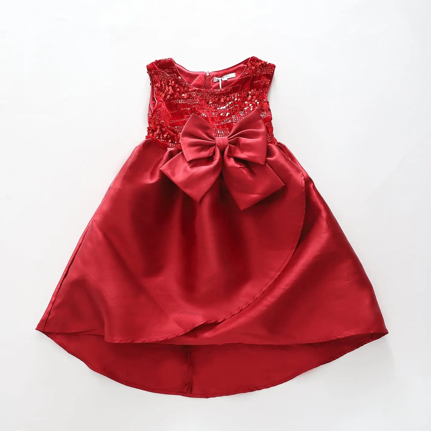 Girls Burgundy Sequin Party Dress Ollies Place