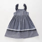 Girls Chambray and Stripes Dress Ollies Place