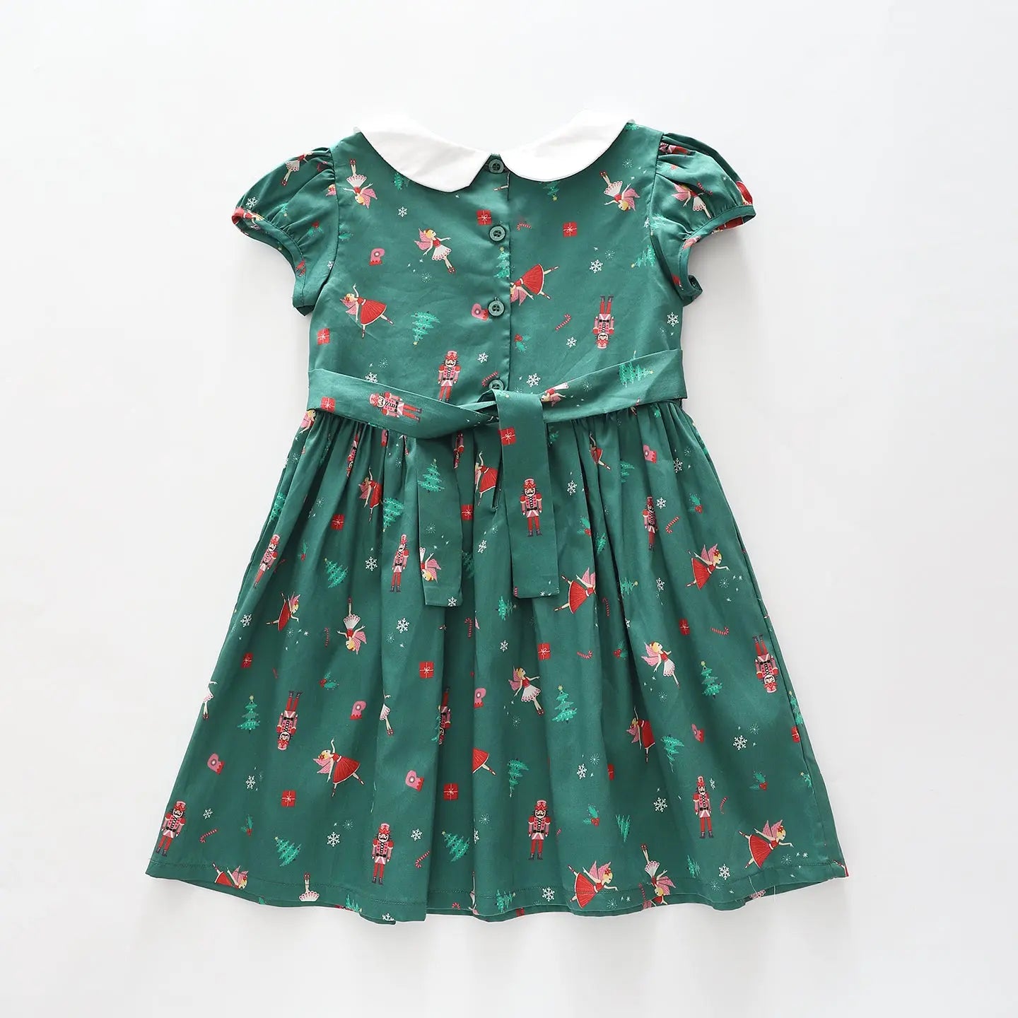 Girls Cotton Christmas Dress Ollies Place