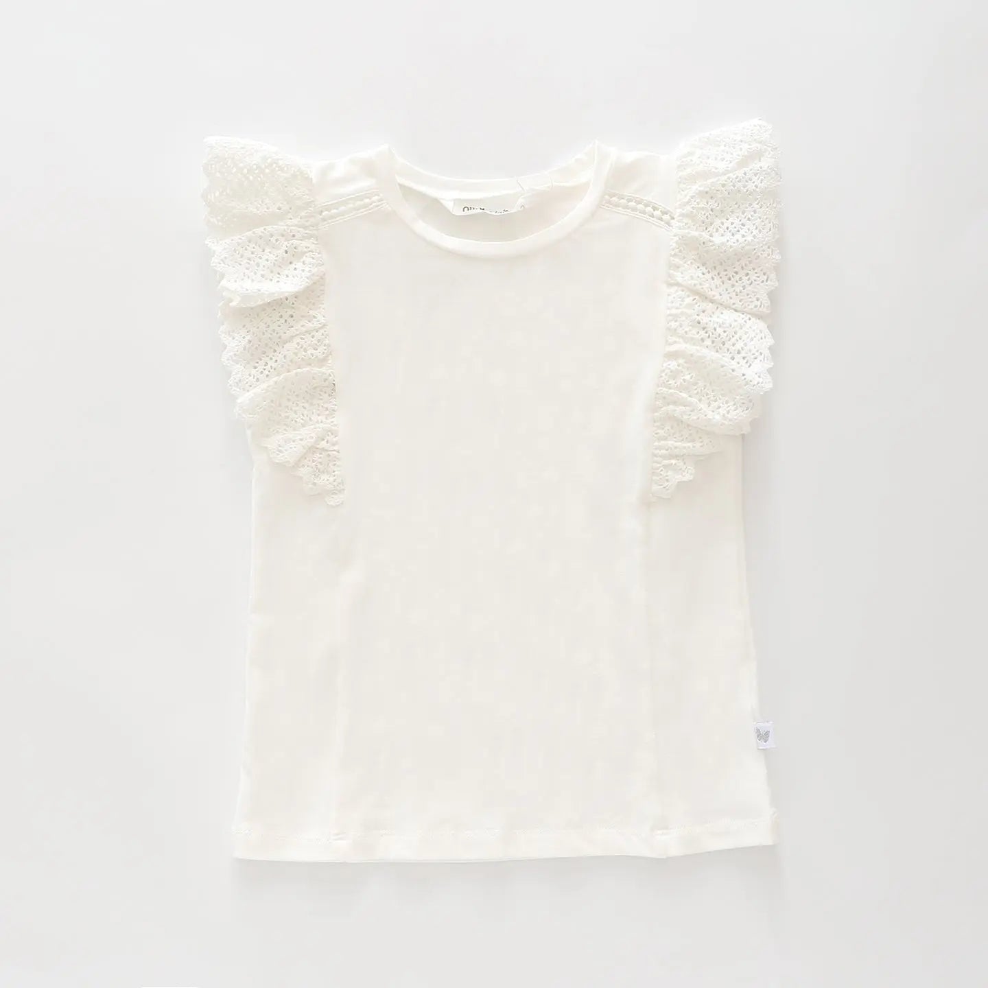 Girls Crochet Trim Tee Ollies Place