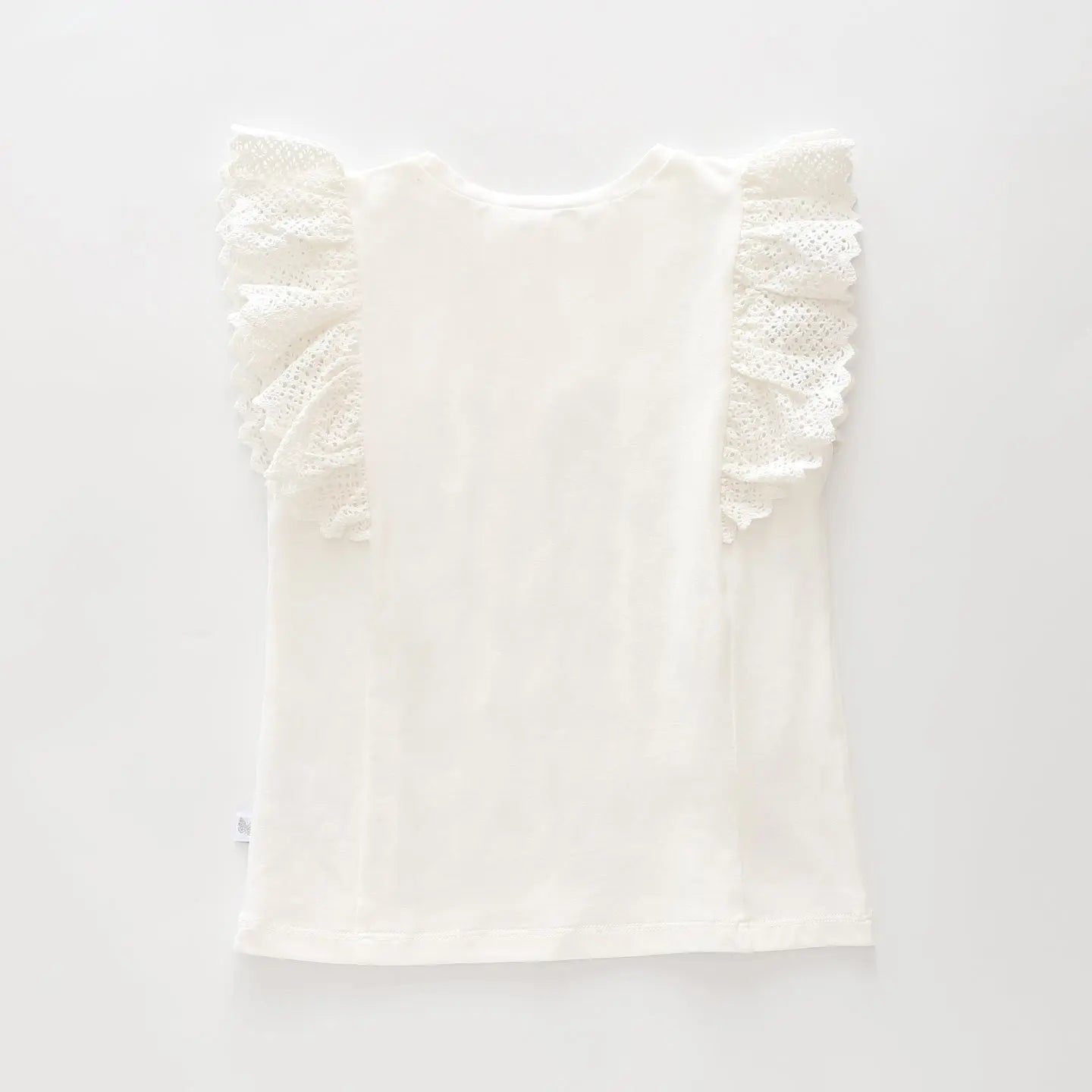 Girls Crochet Trim Tee Ollies Place