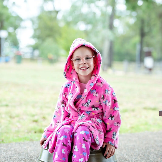 Girls Doggy Pyjama Set Ollies Place