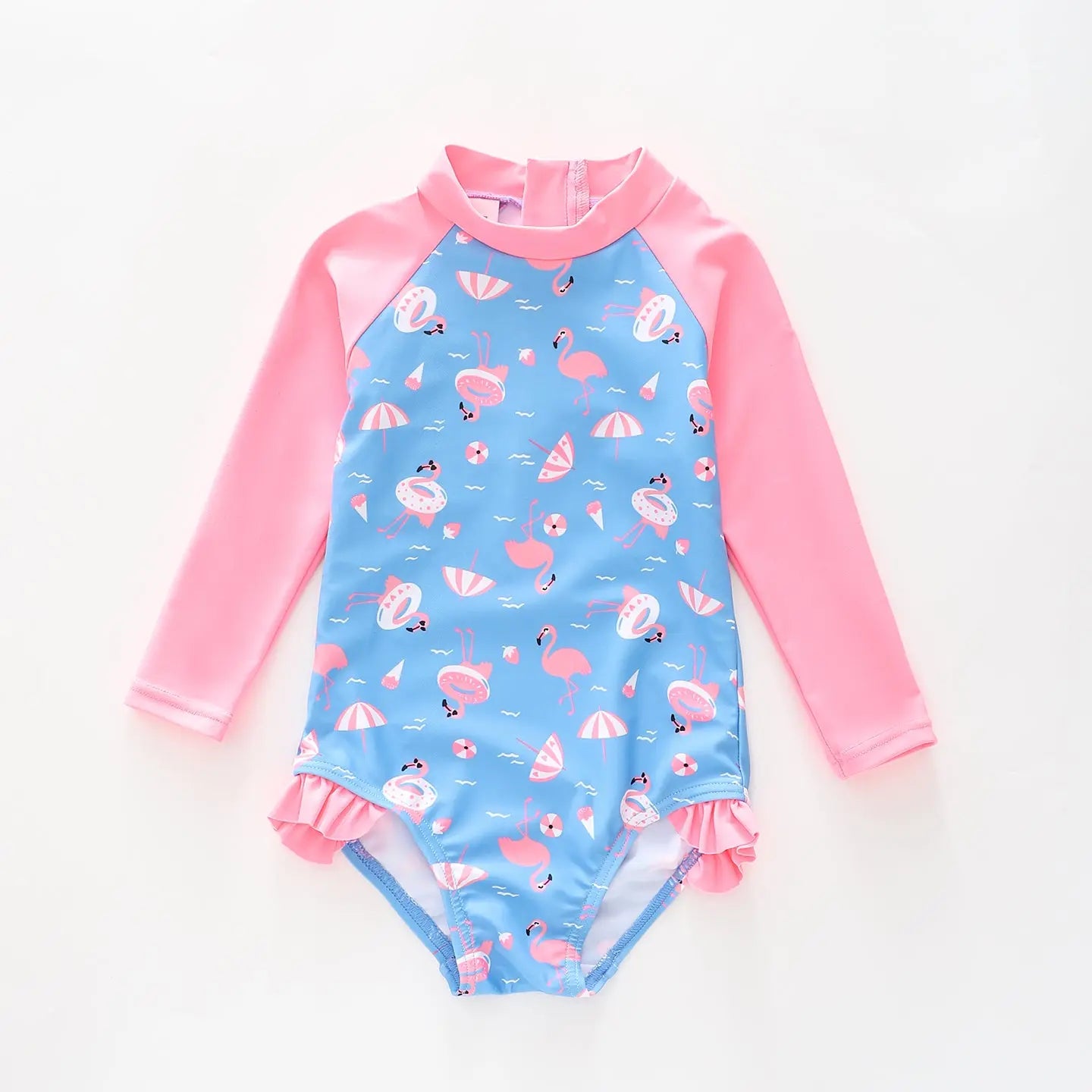 Girls Flamingo Fun Paddle Suit Ollies Place