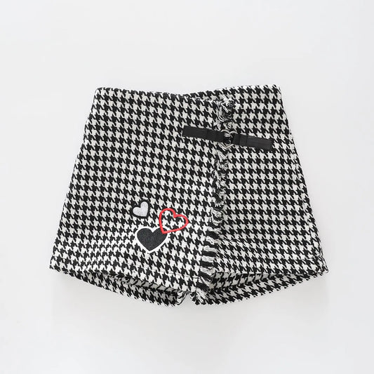 Girls Houndstooth Skort Ollies Place