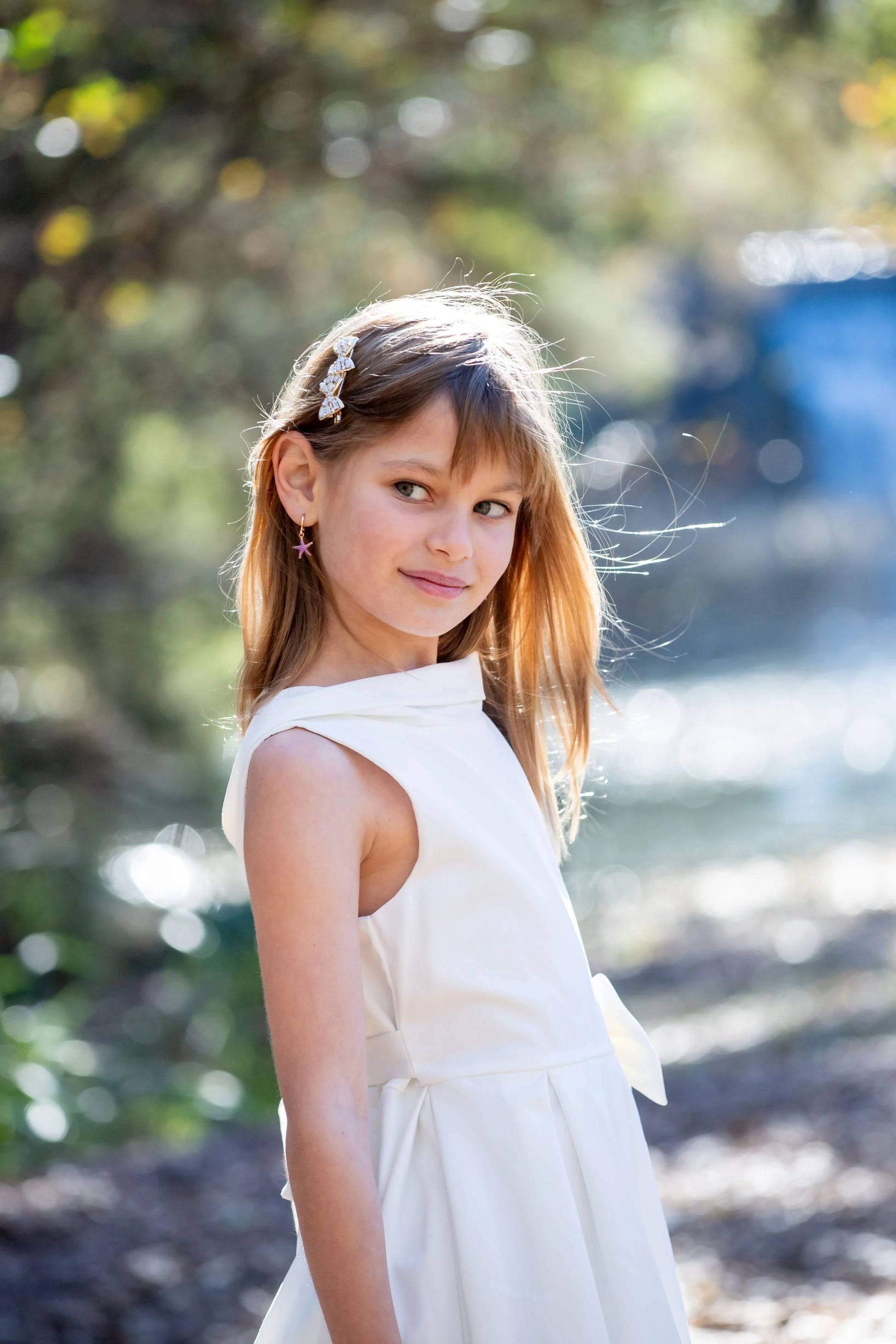 Girls Ivory Formal Dress, Ollies Place Girls Ivory Formal Dress, Ollies Place