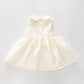 Girls Ivory Shimmer Dress Ollies Place
