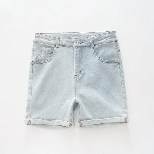 Girls Light Blue Denim Shorts Ollies Place