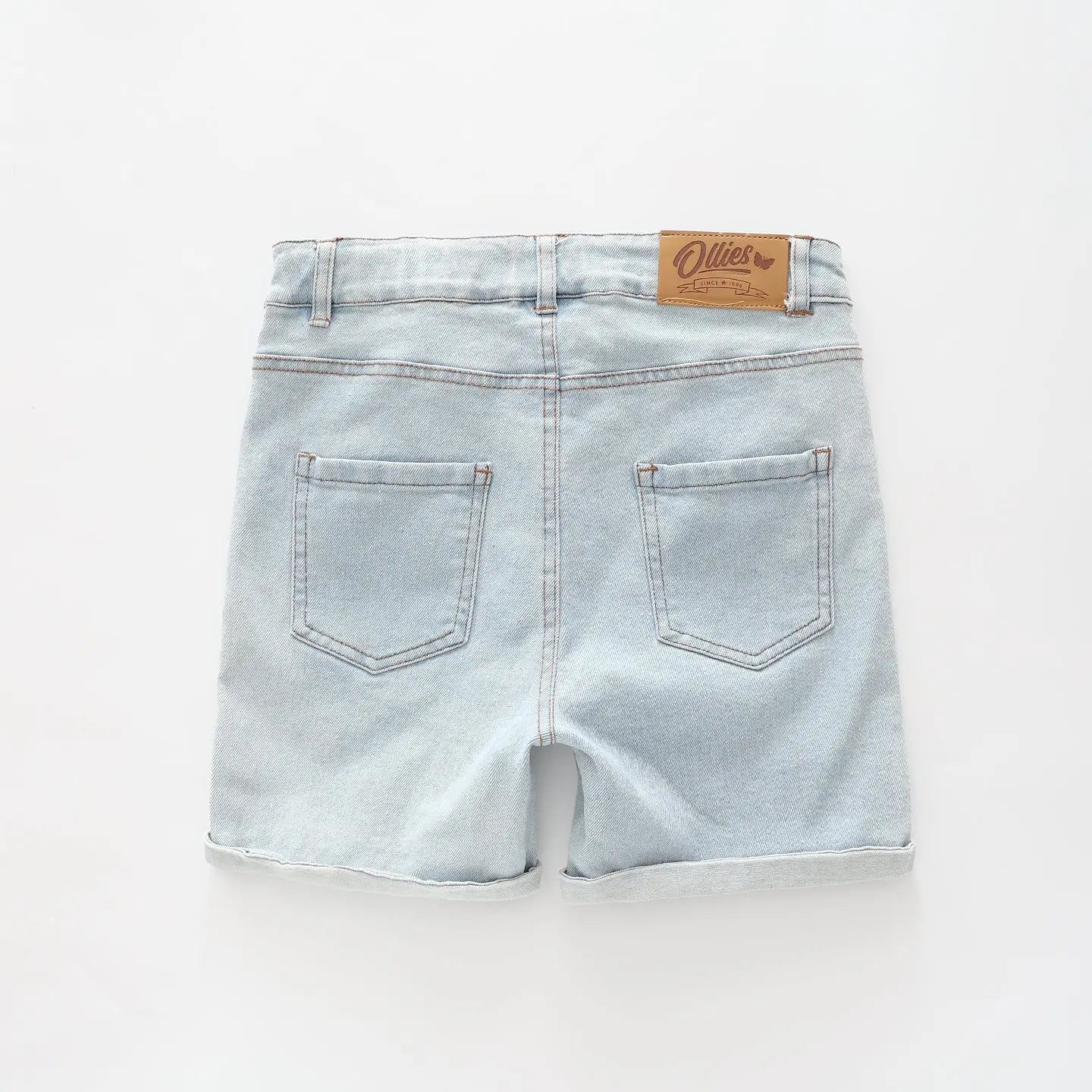 Girls Light Blue Denim Shorts Ollies Place