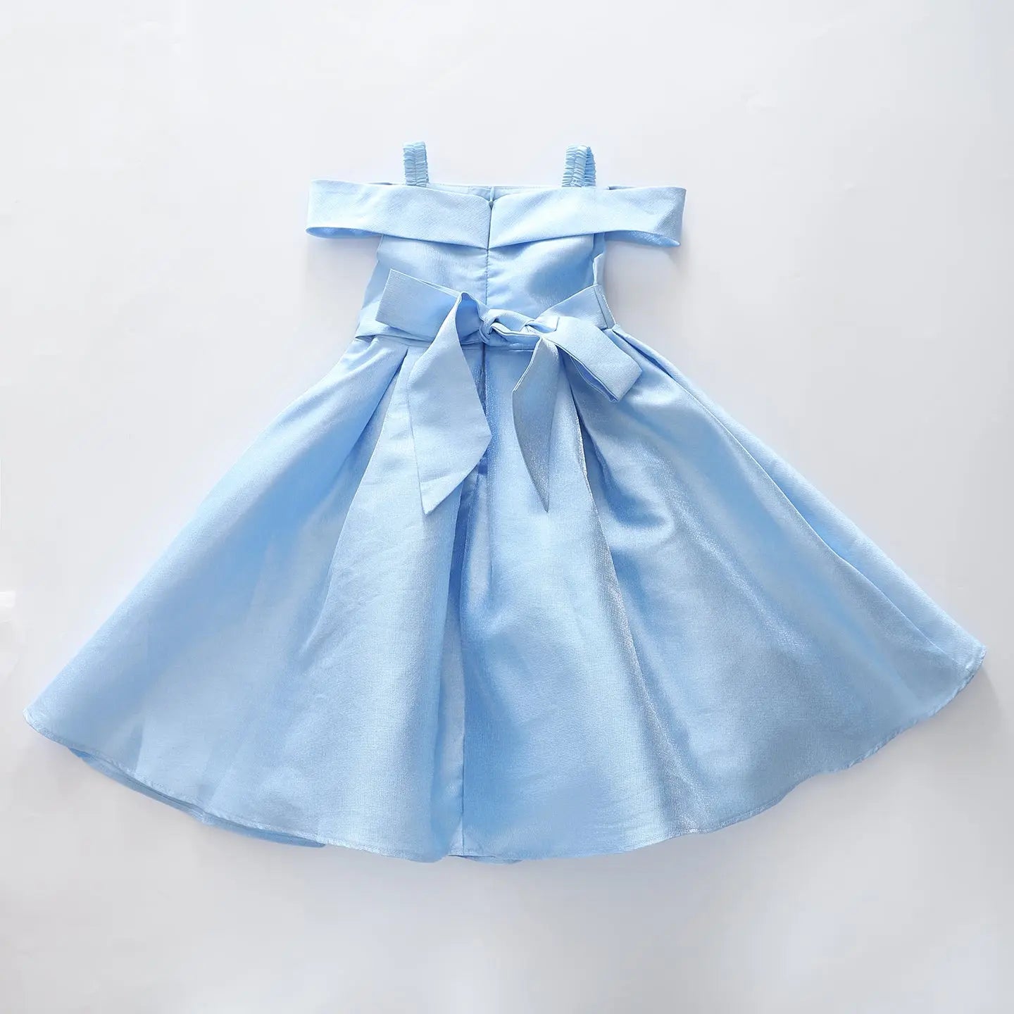 Girls Light Blue Shimmer Party Dress Ollies Place