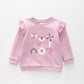 Girls Lilac Sweat Top Ollies Place
