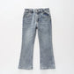 Girls Mid Blue Denim Flares Ollies Place