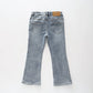 Girls Mid Blue Denim Flares Ollies Place
