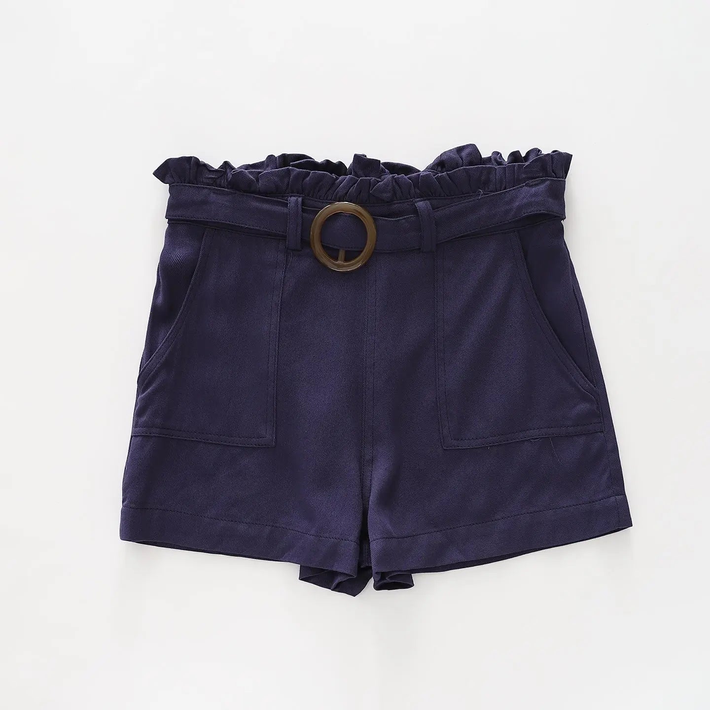 Girls Navy Blue Tailored Shorts Ollies Place