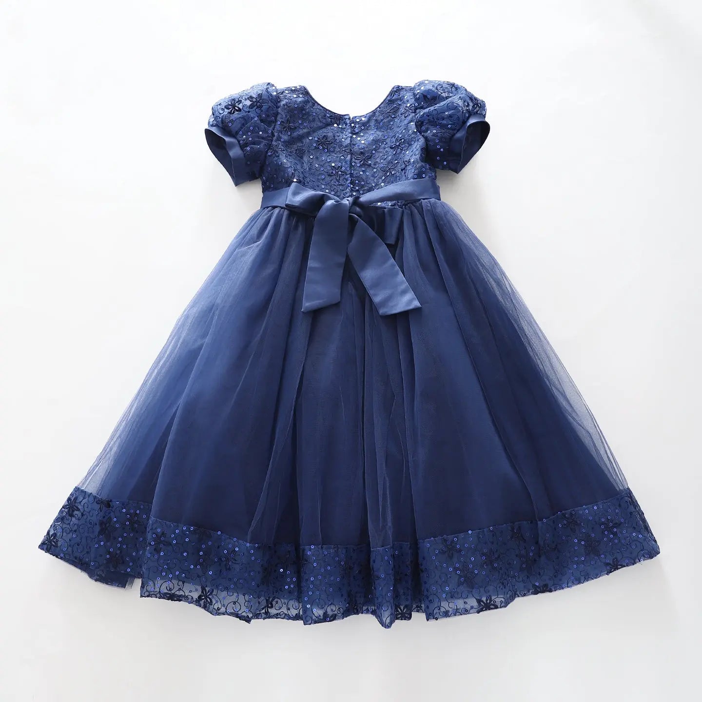 Girls Navy Blue, Sequin Formal Dress Ollies Place