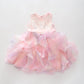 Girls Pastel Rainbow Party Dress Ollies Place