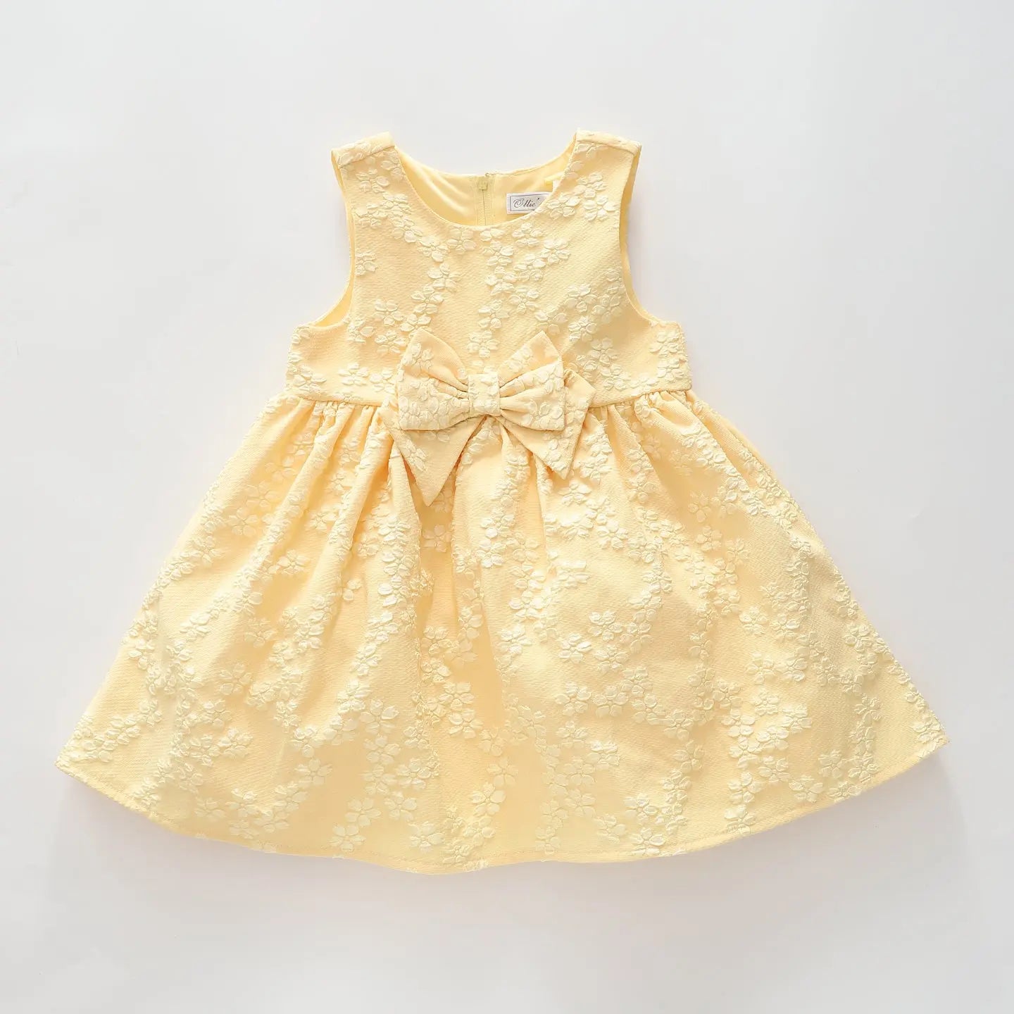 Girls Pastel Yellow Party Dress Ollies Place