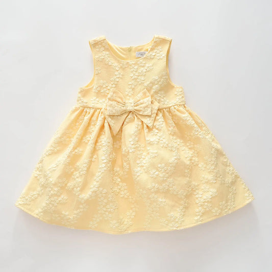 Girls Pastel Yellow Party Dress Ollies Place