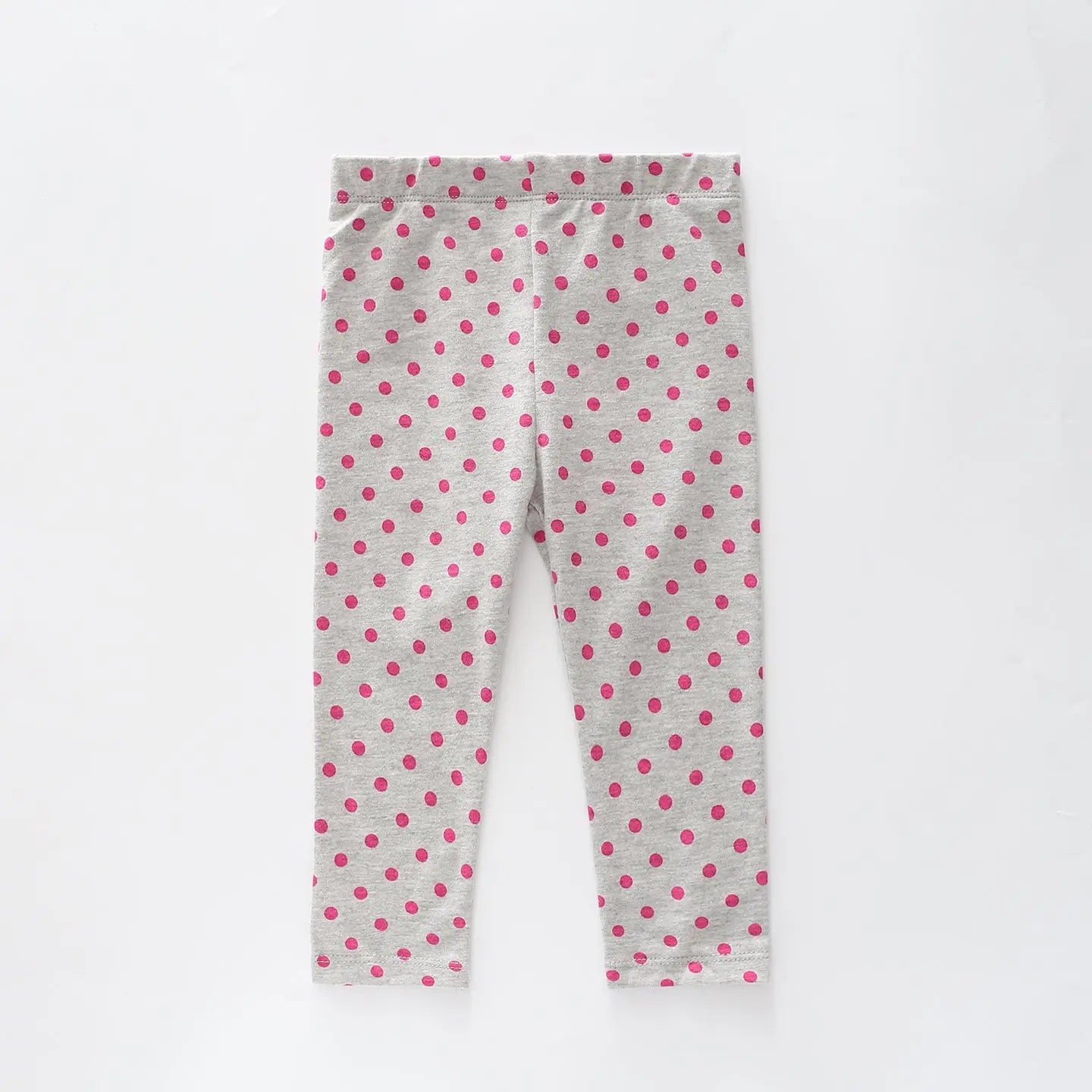 Girls Pink Polka Dot Leggings Ollies Place