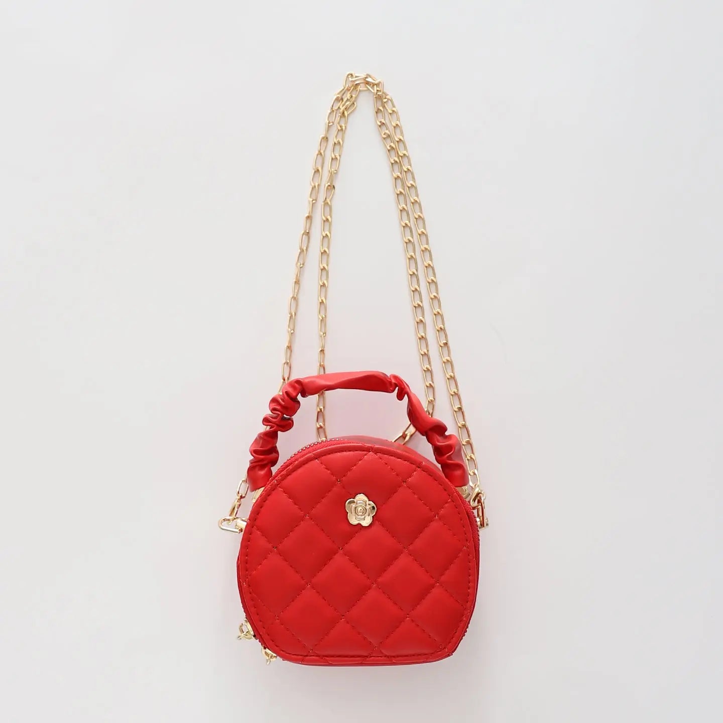 Girls Red Round Handbag Ollies Place