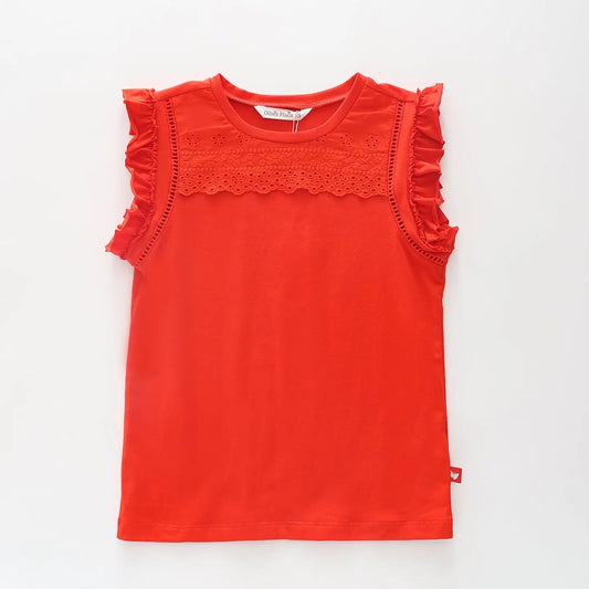 Girls Red Top Ollies Place