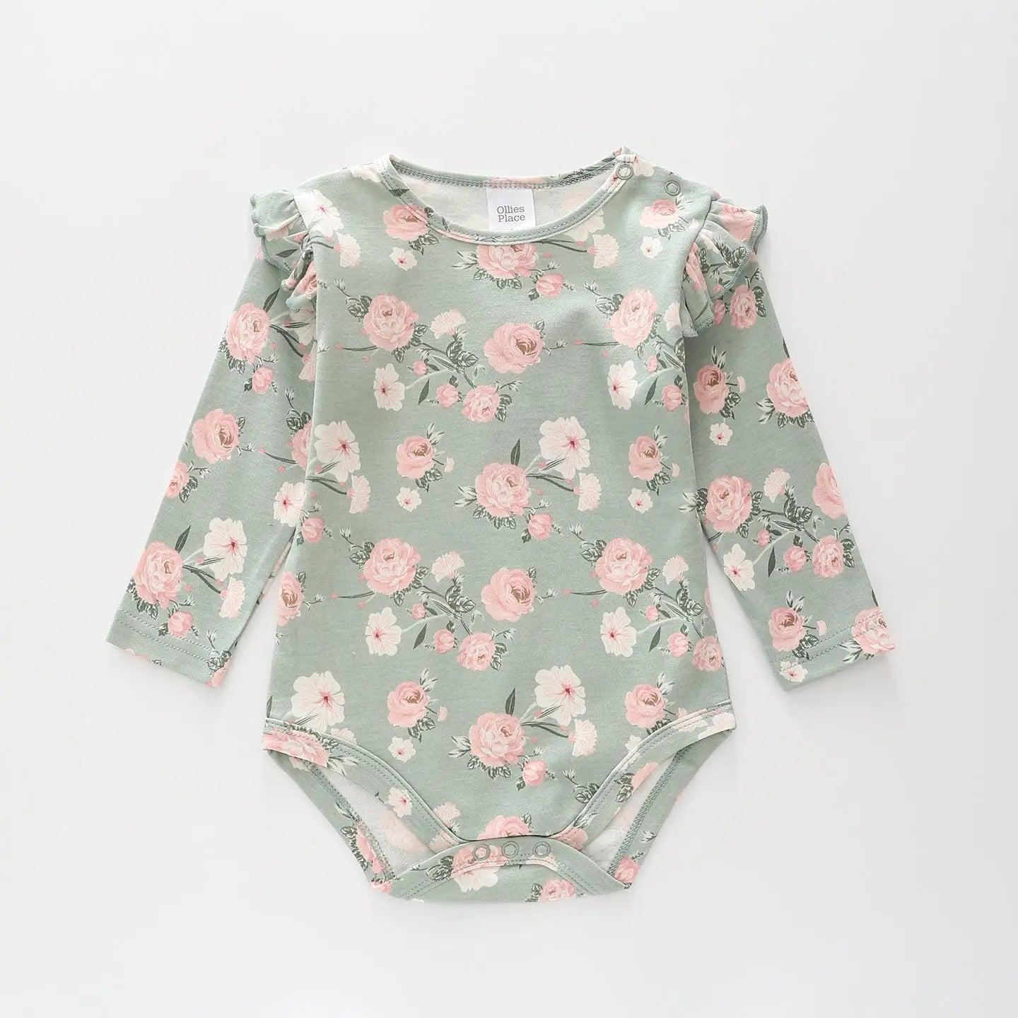 Girls Vintage Rose Bodysuit Ollies Place