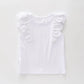 Girls White Eyelet Top Ollies Place