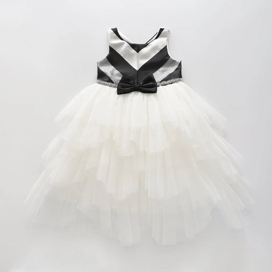 Girls' Black and Silver Party Dress Ollies Place