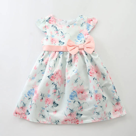 Girls' Pastel Peach Party Dress Ollies Place