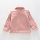 Girls' Pink Faux Suede Jacket Ollies Place