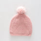 Girls' Pink True Knit Beanie with Pompom Ollies Place