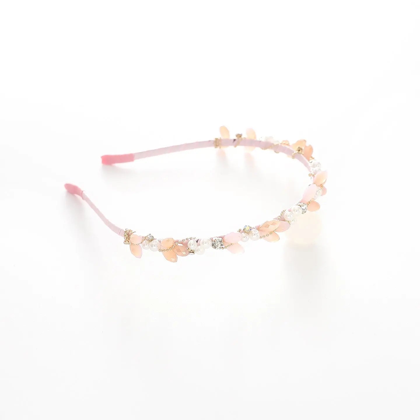 Girls' Quartz Gems and Stones Beaded Headband Ollies Place