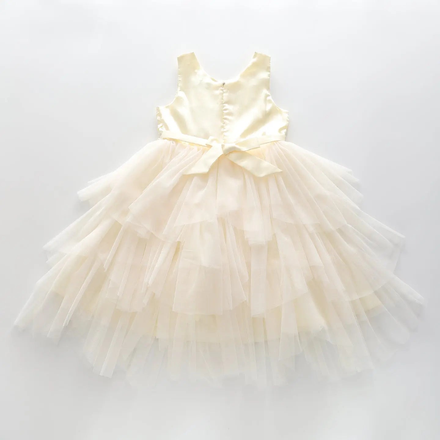 Girls' Satin and Tulle Party Dress Ollies Place