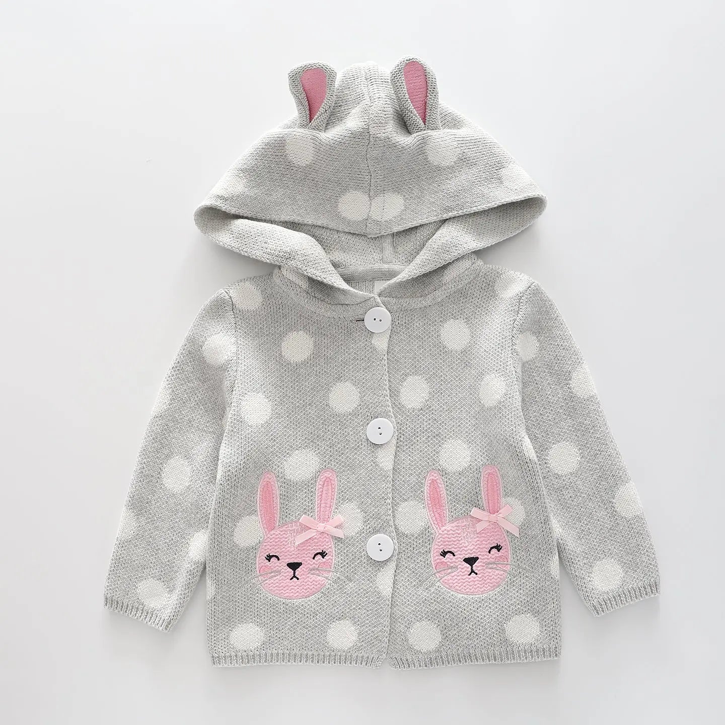 Girls' True Knit Hooded Cardigan Ollies Place