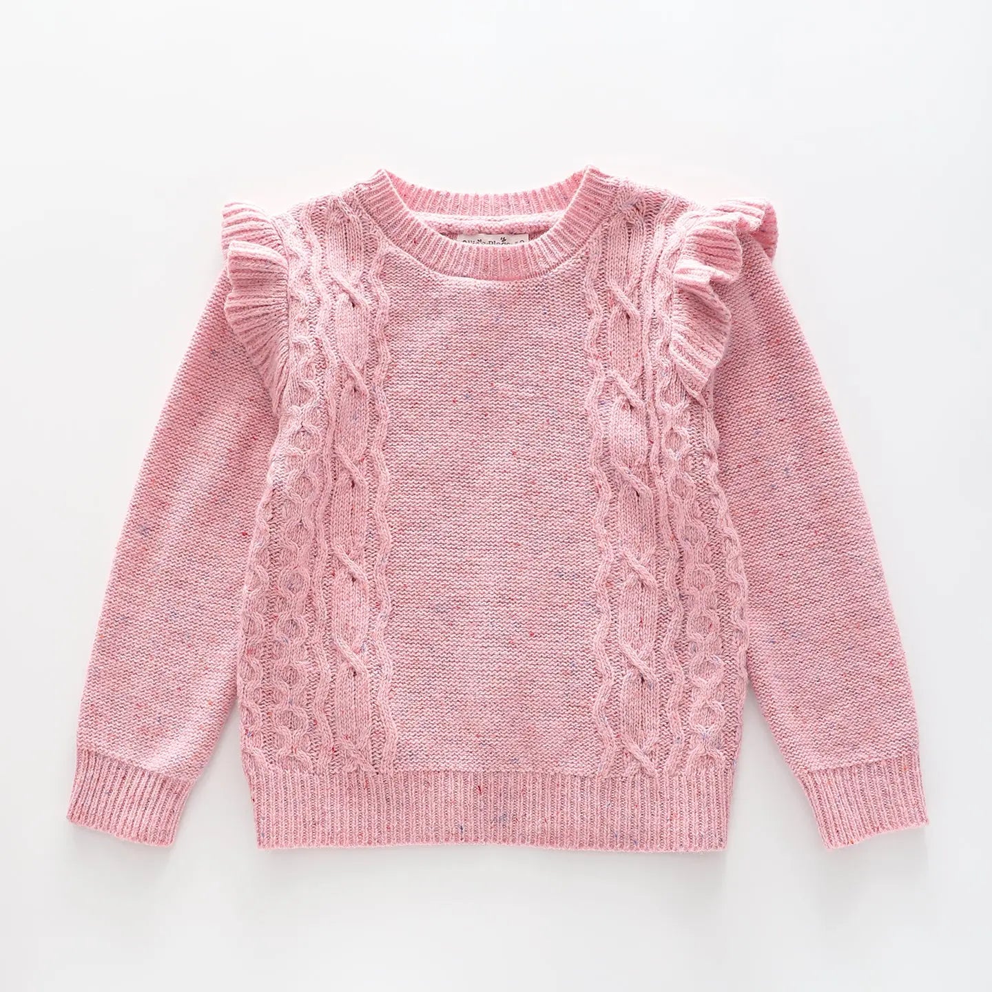 Girls' True Knit Pink Sweater Ollies Place