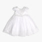 Girls' White Tulle Formal Occasion Dress Ollies Place