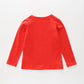Glitter Print Red LS Top Ollies Place