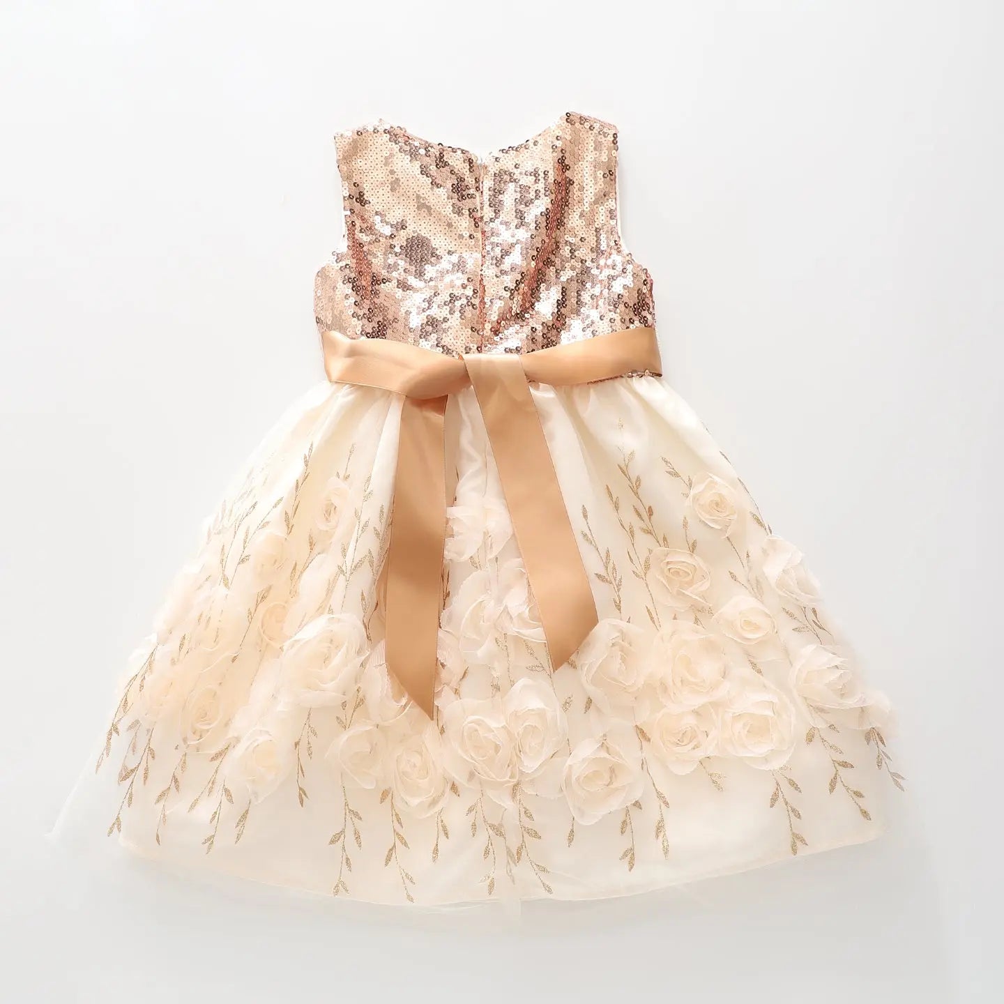 Glittery Garden Party Dress Ollies Place