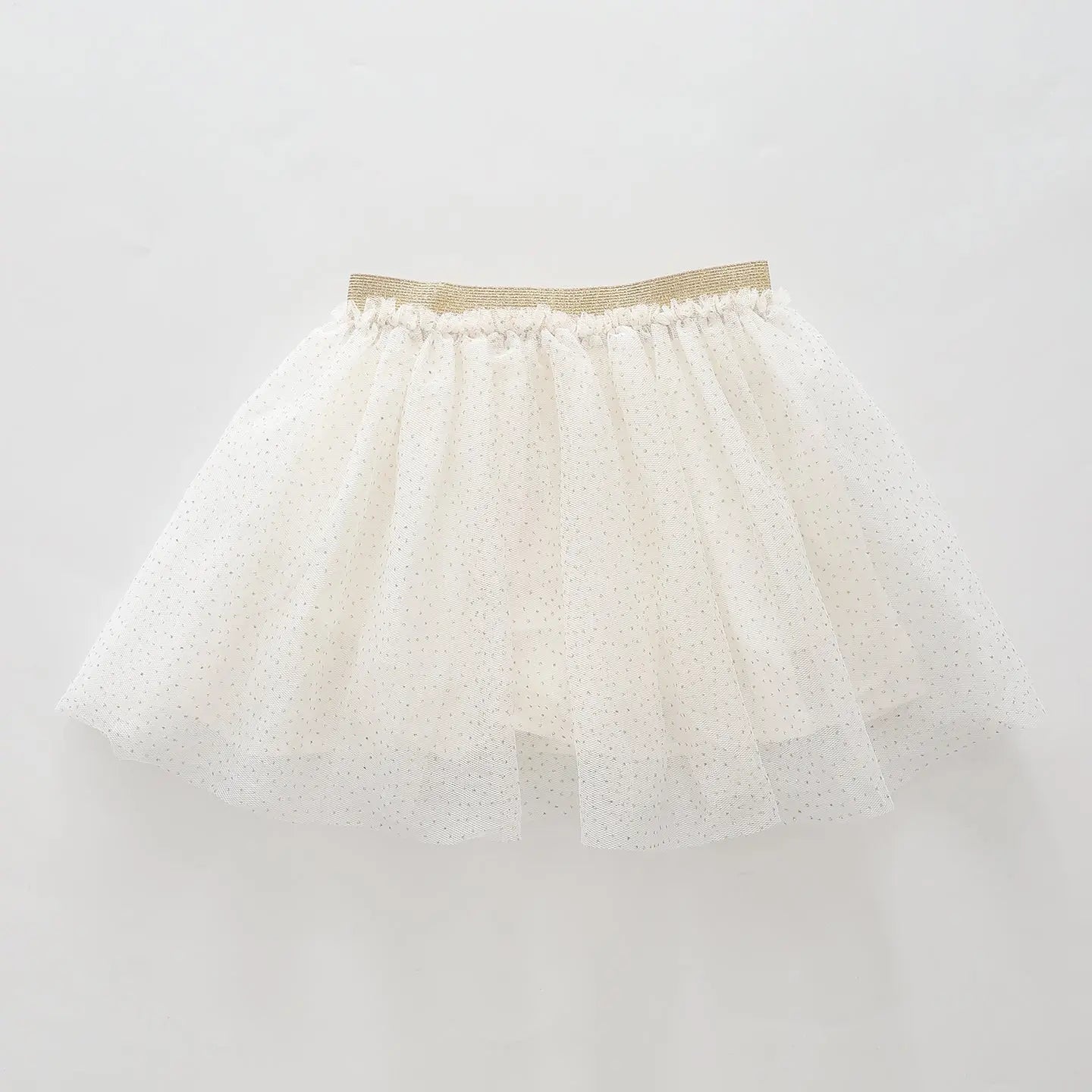 Glittery Gold Tulle Skirt Ollies Place