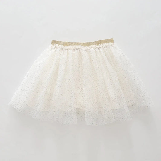 Glittery Gold Tulle Skirt Ollies Place