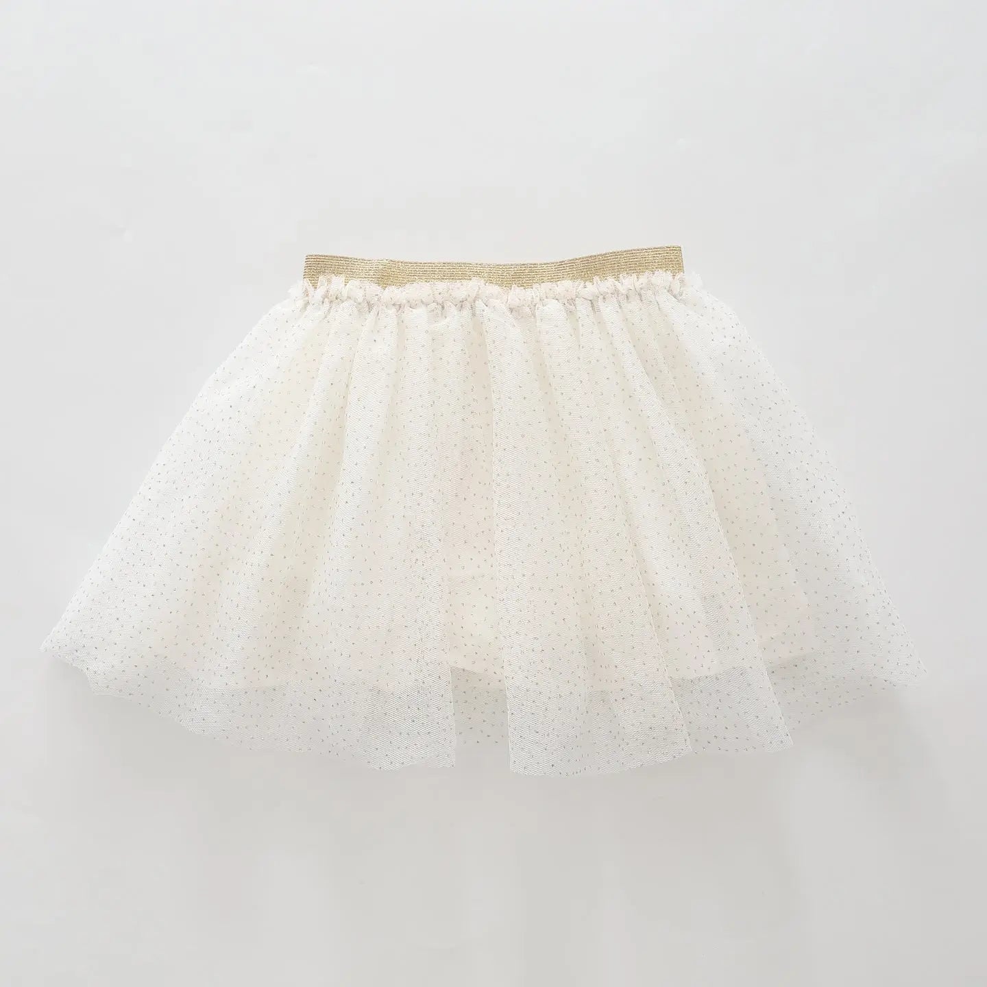 Glittery Gold Tulle Skirt Ollies Place