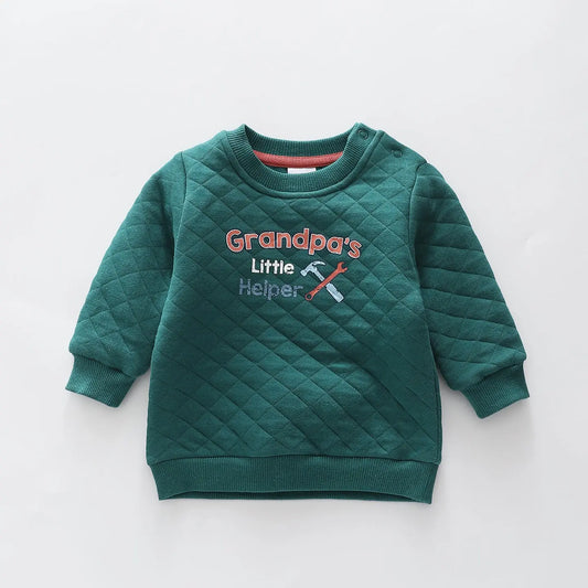 Grandpa's Little Helper Sweatshirt Ollies Place