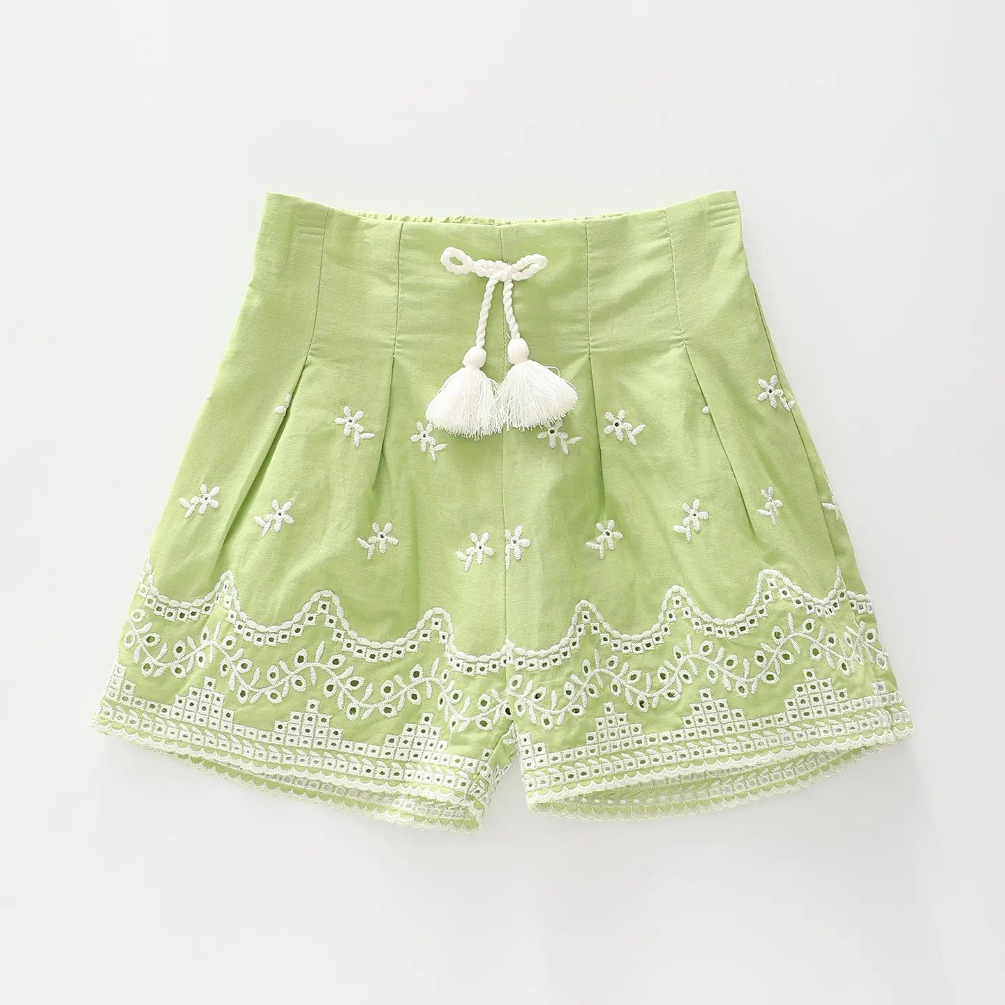 Green Boho Shorts Ollies Place