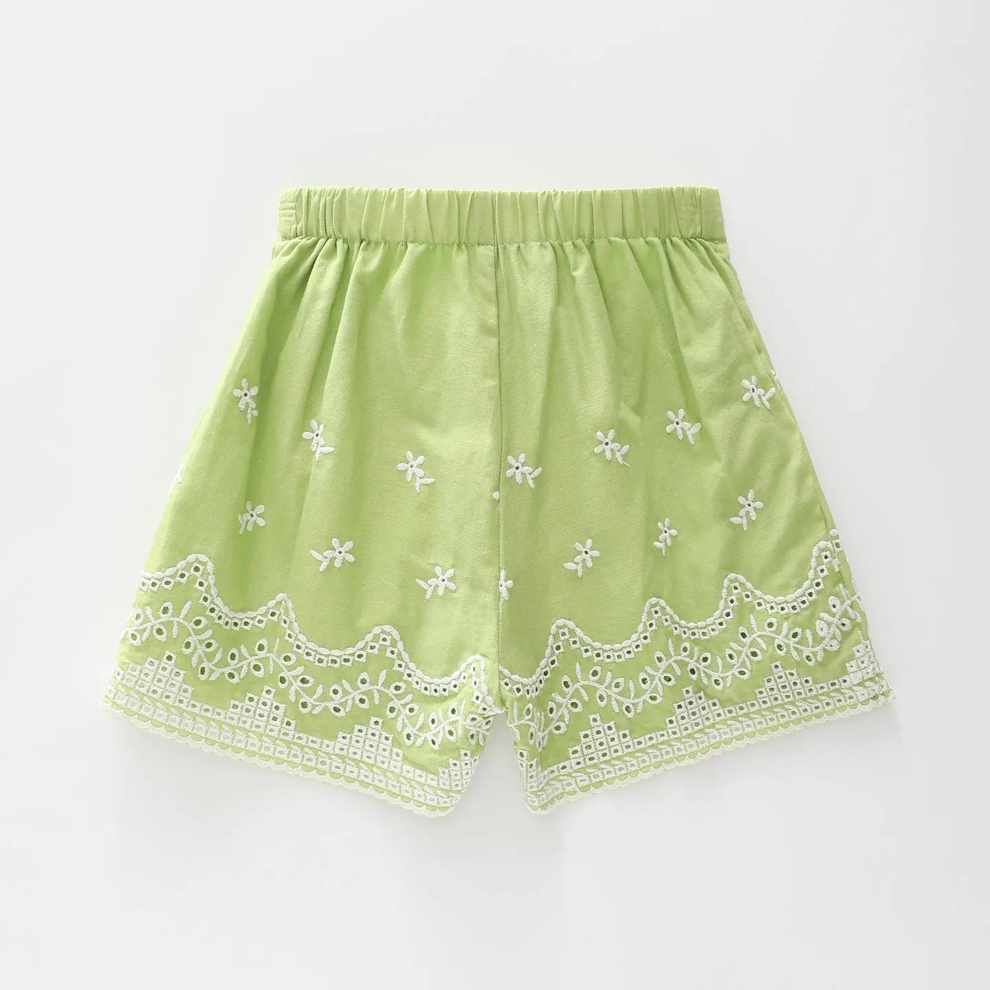 Green Boho Shorts Ollies Place