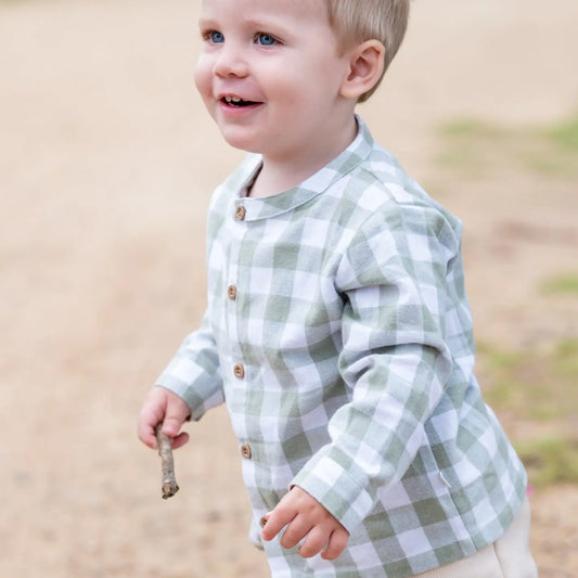 Green Check Shirt Ollies Place