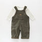 Green Chord Overalls Set Ollies Place