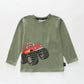 Green Monster Truck LS Tee Ollies Place