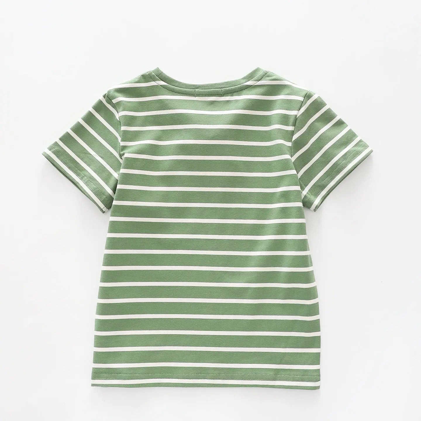 Green and White Stripe Tee Ollies Place