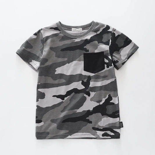Grey Camo T-shirt Ollies Place
