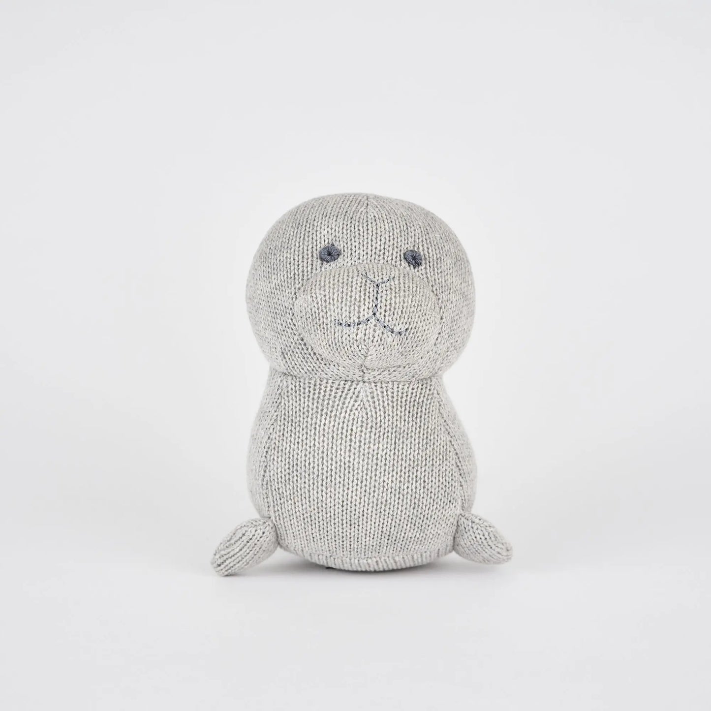 Grey Crochet Seal Ollies Place